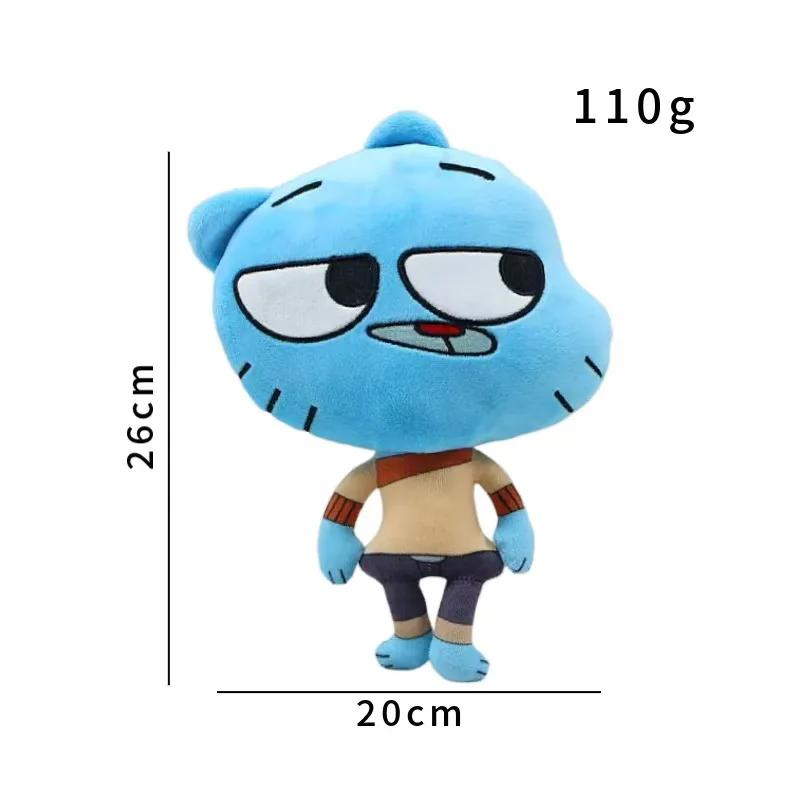 Cute Cat Bunny Stuffed Toy Birthday Present Gifts For Children Kids Cartoon Amazing World 25cm Gumball Richard Anais