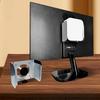 Mini 4 Bracket Wall Mount Under Desk Mini 4 Holder with Anti-Slip Padding Behind The Monitor Holder for Mac Mini4