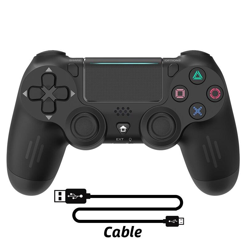DATA FROG Беспроводной Bluetooth-контроллер для контроллера PS4, удаленный геймпад, совместимый с игровым джойстиком PS4/Slim/Pro с двойной вибрацией для ПК