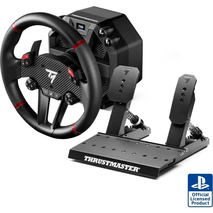 Volant de course avec base + pédalier - THRUSTMASTER - T598 X - Moteur Direct Axial Drive - Xbox Series X|S, Xbox One, PC