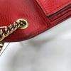 [Pre-Owned] Gold Double G Chain Shoulder Strap Crossbody Accordion Bag - Very Good #1IZ5WVK