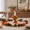 Статуэтка гуся, Декоративное украшение для газона, Прочная фигурка из смолы в деревенском стиле, Садовая скульптура для патио, стола, декора переднего двора
