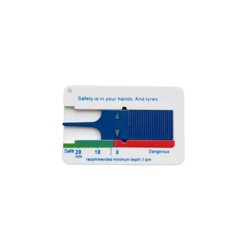 Portable 0-20MM Plastic Tire Tread Depth Gauge Vernier Caliper