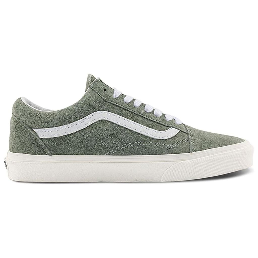 Vans Old Skool Comfortable Versatile Durable Breathable Low-Top Skate Shoes Unisex Sneakers Gray Green VN0005UFBY1