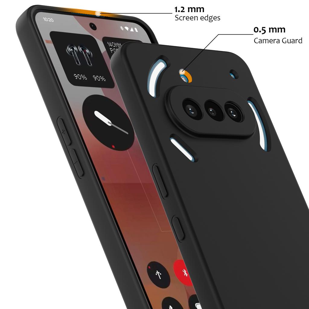 Ни за что Телефон (3a) Чехол, совместимый с MagSafe, противоударный чехол для телефона из жидкого силикона