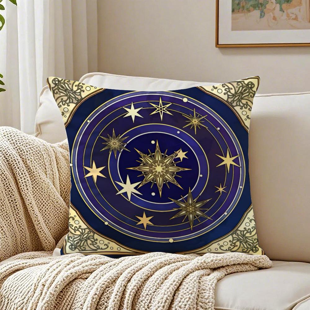 Line Art Midsummer Day Print Beautiful Cushion Cover Pillowcase Antidustmite living Room Sofa Decor Cushion Room
