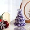 Handmade Crochet Christmas Tree DIY Crochet Christmas Tree Kit with Bow Faux Pearl Decor Holiday Craft Starter Set for Beginners