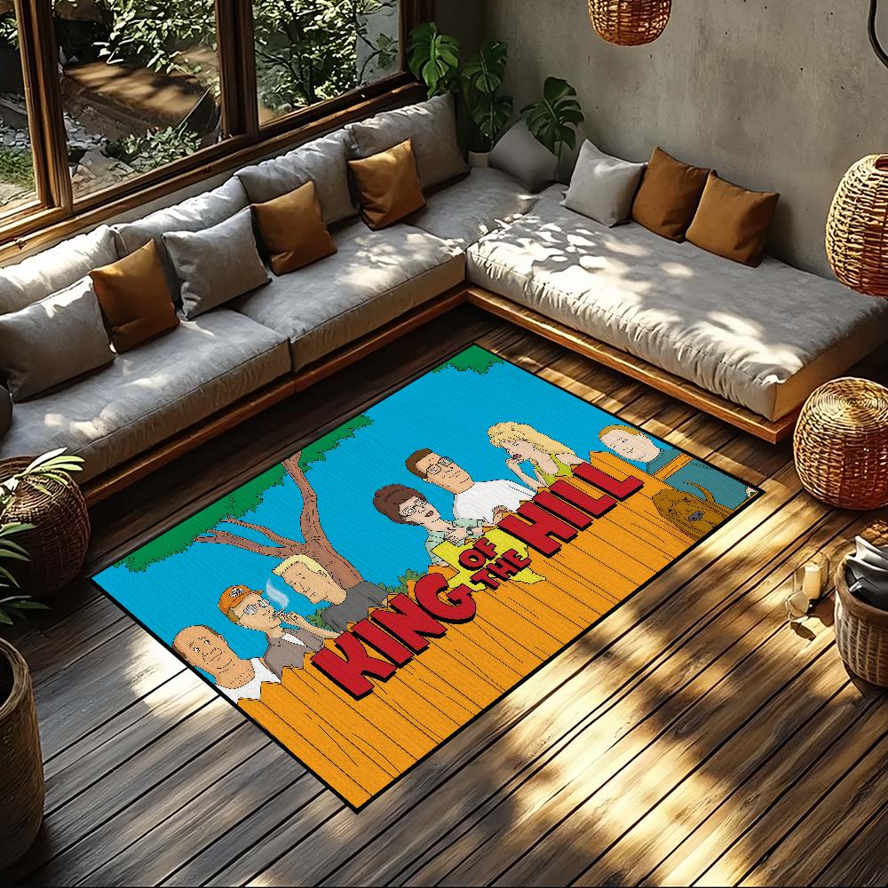 Cartoon K-King Of The Hill Small Carpet Bedside Kitchen Bath Living Home House Bedroom Floor Mat Doormat Rug Decoration