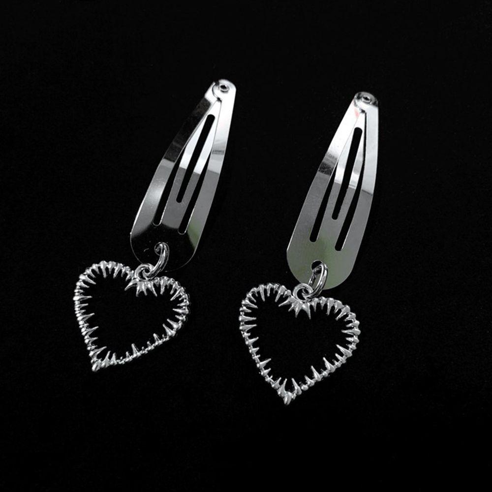 Заколка-капля в виде медведя, крутая заколка-крест в стиле панк, женские аксессуары для волос, шпилька в корейском стиле