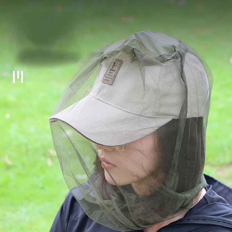 Сетка от насекомых, сетка для кемпинга, защита от насекомых, шляпа от комаров, дорожная маска для лица