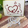 Love Heart Decoration Dies Metal Cutting Dies Cut Stencils for Scrapbooking Album Decorative Embossing Paper Dies