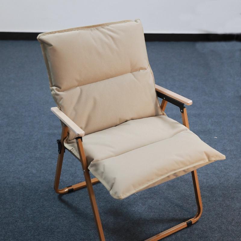 Comfortable Camping Chair Pad Outdoor Chair Cotton Cushion Stadium Seats Pad for Travel Picnic Beach Music Festival