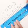 30cm Soft Ruler Multicolor Measure Straight Rulers Office School Stationery Students Kids Gifts