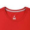 Jordan Модная однотонная универсальная дышащая футболка с коротким рукавом Мужские топы Красный AJ1159-611