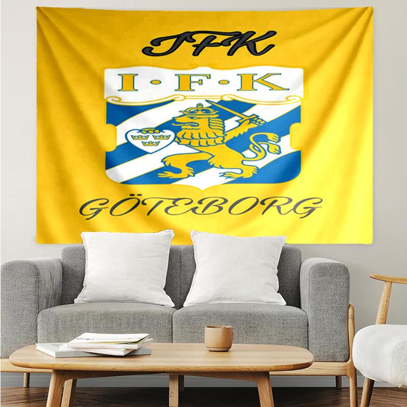IFK Gothenburg Tapestry Hanging for Bedroom,Livingroom, Playroom,Decor Art Room Wall Tapestry Holiday and Birthday Gifts