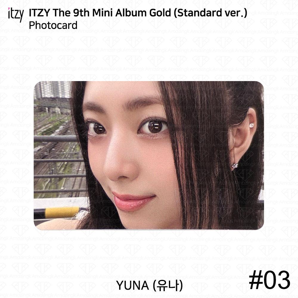 ITZY 9-й мини-альбом gold standard ver официальная фотокарточка открытка постер kpop