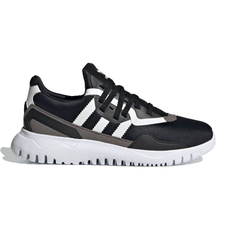 Adidas Flex J Black White Детские кроссовки Core-Black Cloud-White Grey-Four FX5319