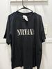 Винтажная футболка Nirvana Мужская XL Черный Логотип из фольги Футболка группы 90-х Курт Кобейн Унисекс Футболка
