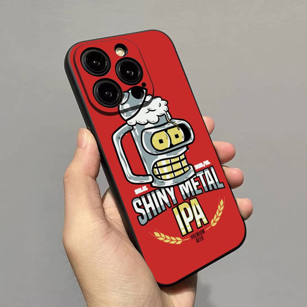 Смешной робот B-Benders Чехол для телефона для iPhone 17 16 15 14 11 12 13 Mini Pro XS Max Plus Funda Shell