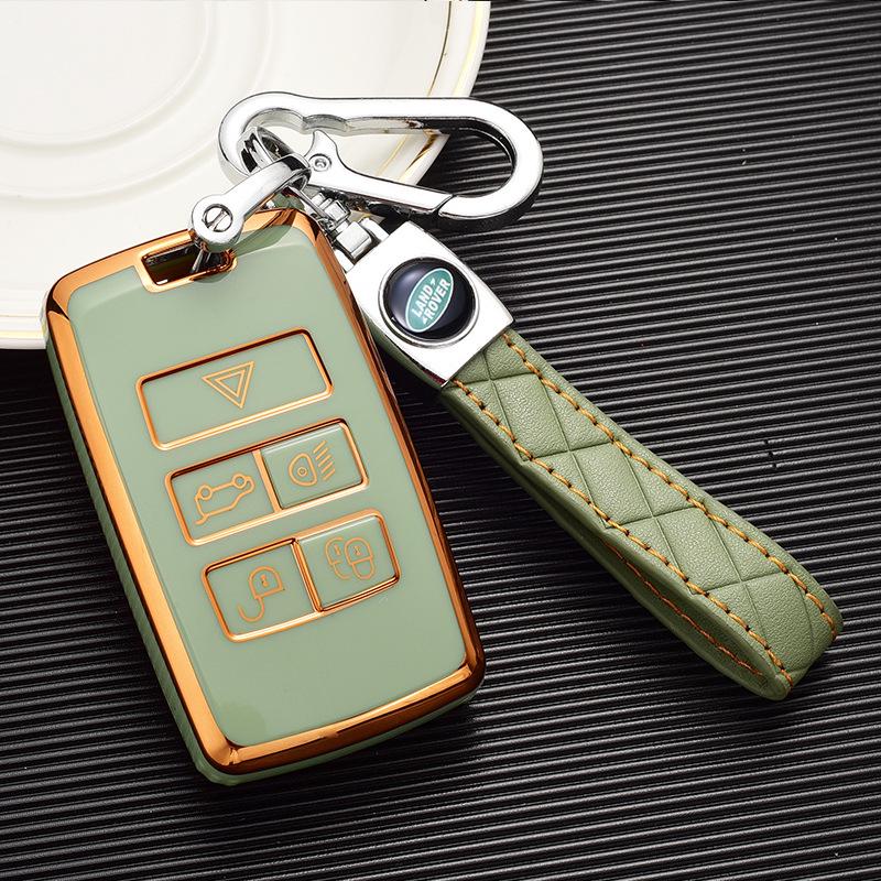 Land Rover Key Case: Compatible with Range Rover Evoque, Velar, Defender, Discovery Sport, Freelander - Unisex Car Shell Bag