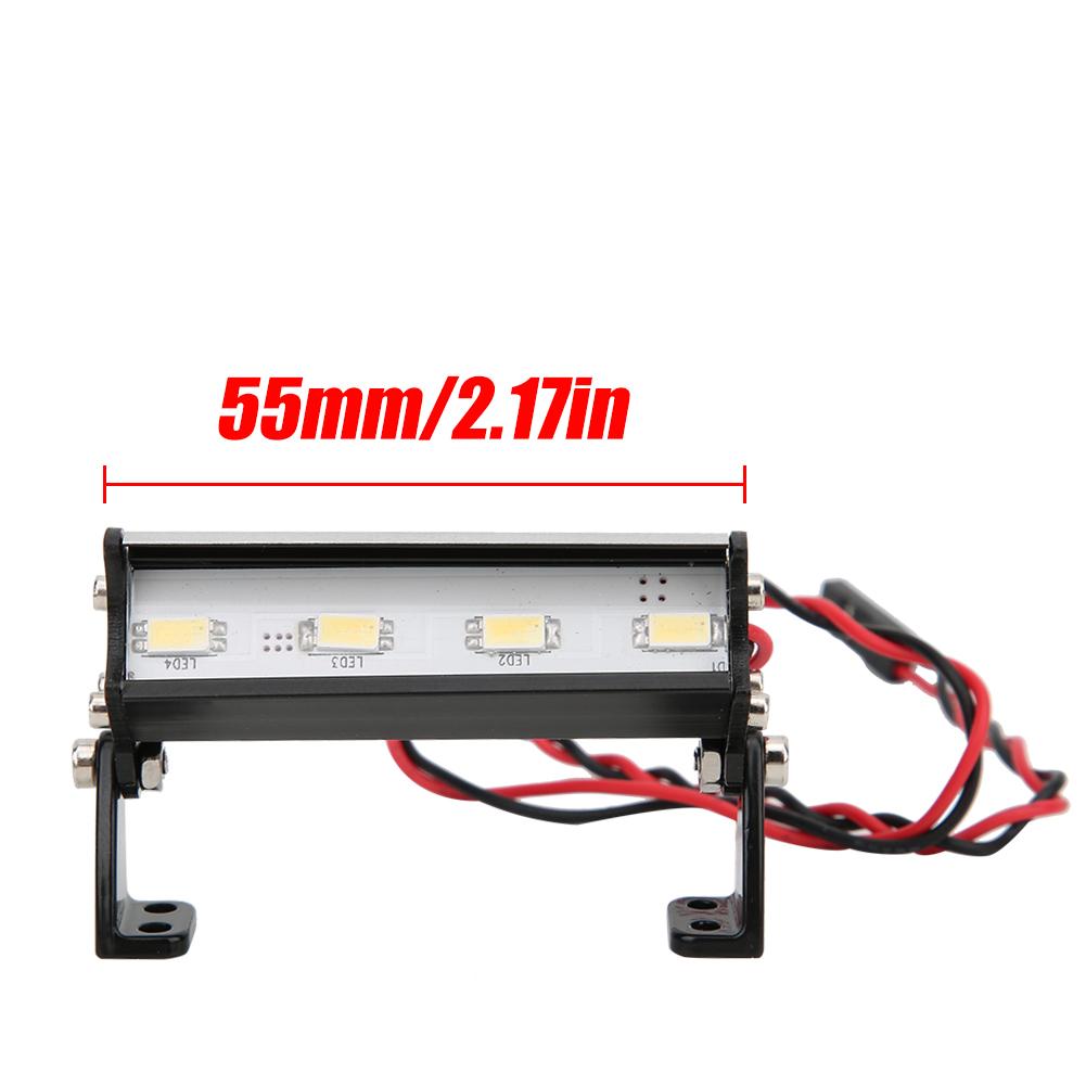 RC 4LED супер яркий потолочный светильник 55 мм световая панель для Traxxas 116 Teton 116 Summit 116 E Revo