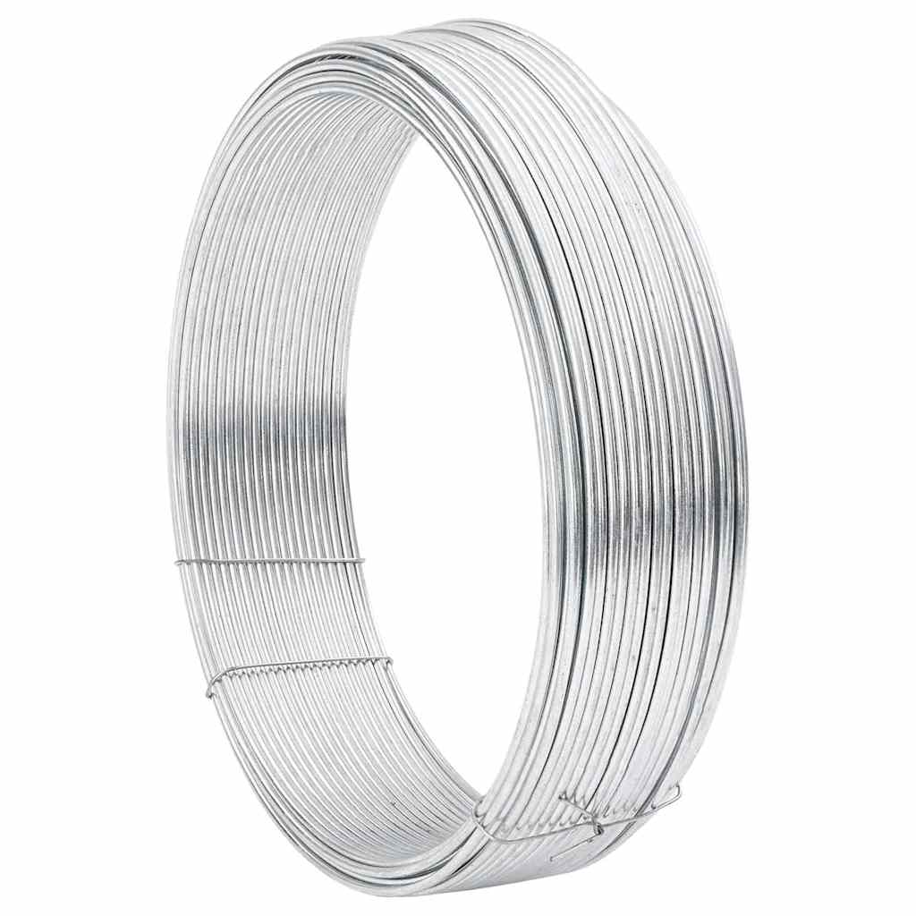 Garden Fence Wire Silver 33 m Hot Dip Galvanized Wire