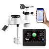 VEVOR 7-in-1 Wi-Fi Weather Station, 177.8 Mm TFT Display, Wireless Solar Powered Outdoor Sensor, Rain Gauge, Indoor Outdoor for Weather Forecast