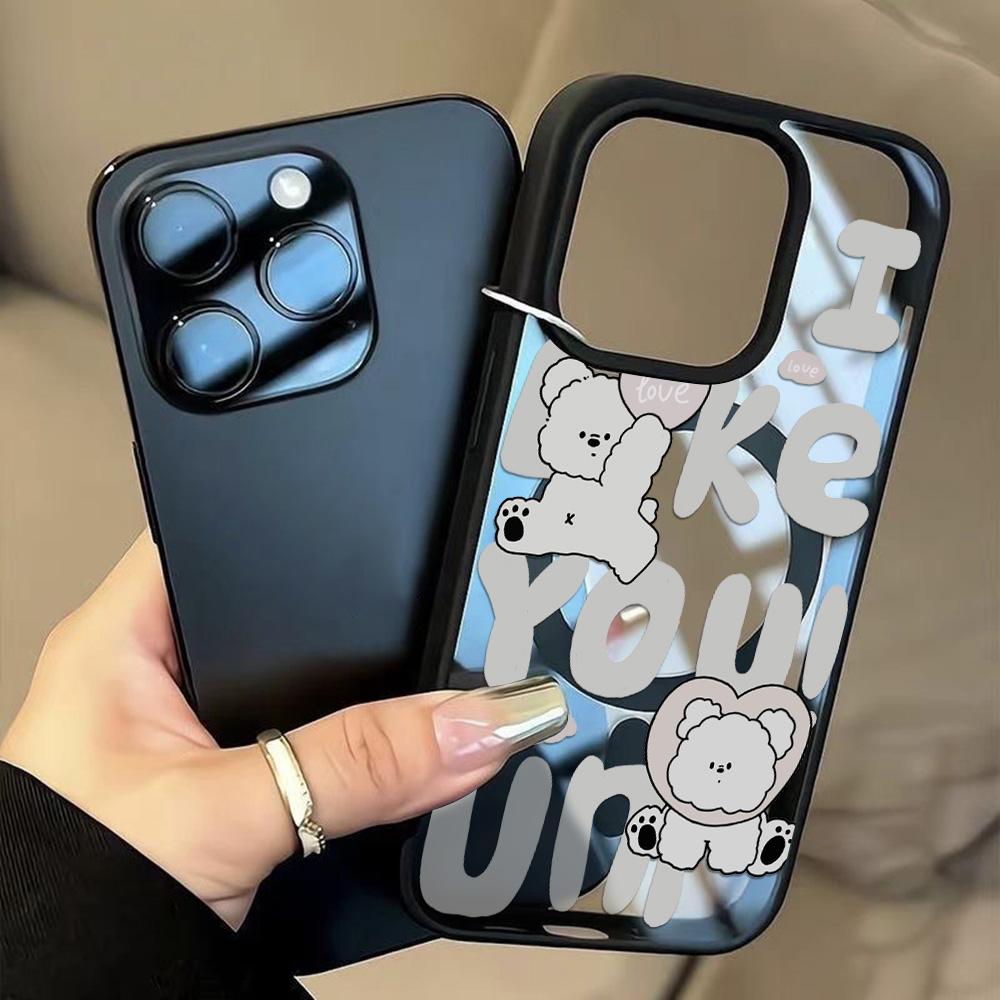 Магнитный чехол для телефона для iPhone 11 12 17 14 15 Pro Max 15 14 16 Pro13 14 15 16 Противоударный чехол Магнитное кольцо Mag-Safe Задняя крышка