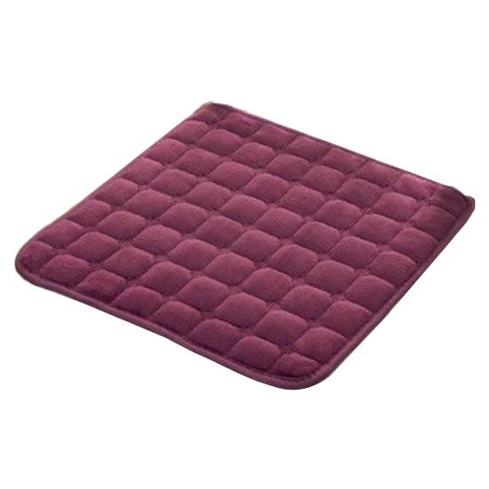 Chair Seat Mat Comfortable Plush Square Seat Pad Non-Slip Sofa Chair Cushion for Home Office Outdoors