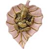 Patta Ganesha Metal Wall Hanging Decorative Religious Showpiece for Home Décor, Living Room, Pooja Room,Temple and House Warming Gift - Light Pink