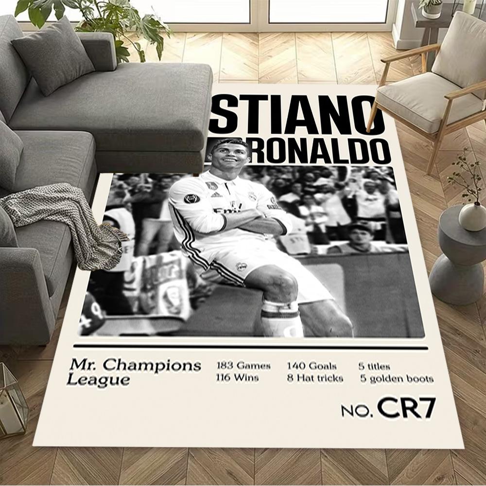 Ronaldo's Celebration Moment Area Rug Perfect for Bedrooms Dormitory Foyer Game Room Antislip Carpet Office home decor Birthday/Christmas Gift