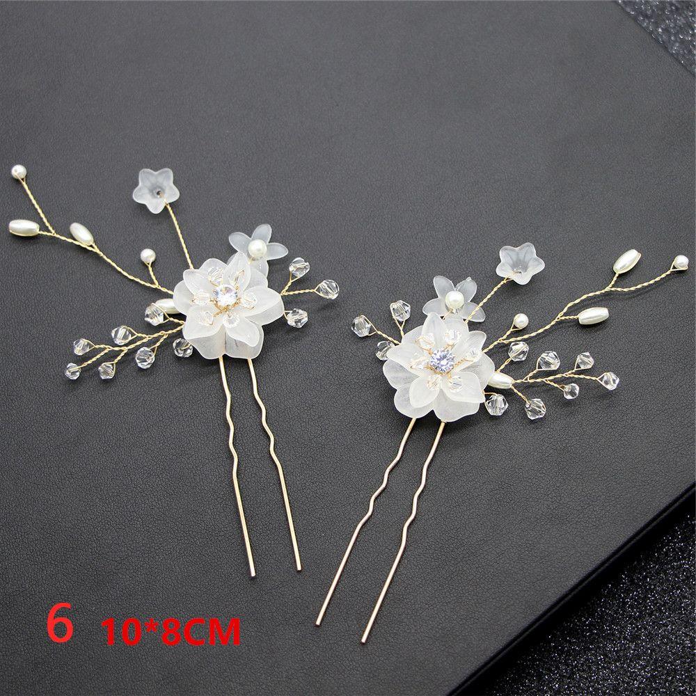 1/2/3PCS Crystal Hair Jewelry Accessories Hair Clips Headpieces Women Hairpins Headwear