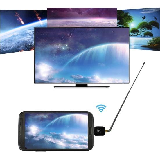 Мини Micro USB ТВ-тюнер DVB-T цифровой для телефона Android, планшета, HDTV