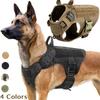 Military Tactical Dog Harness Pet Training Dog Vest Adjustable Metal Buckle Thickening Material Medium Large Dog Vest