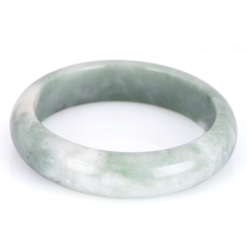 Элегантный браслет из натурального зеленого нефрита с драгоценными камнями, браслет, ювелирные изделия ручной работы