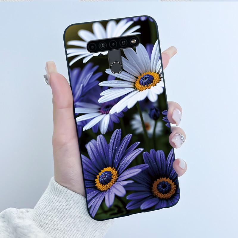 Чехол для LG K41S K51S LM-K410 LM-K510 Ультратонкий Тонкий Чехол Роскошный Милый Крутой Для Мальчиков Девочек Черный Матовый Мягкий Силиконовый Задняя Крышка