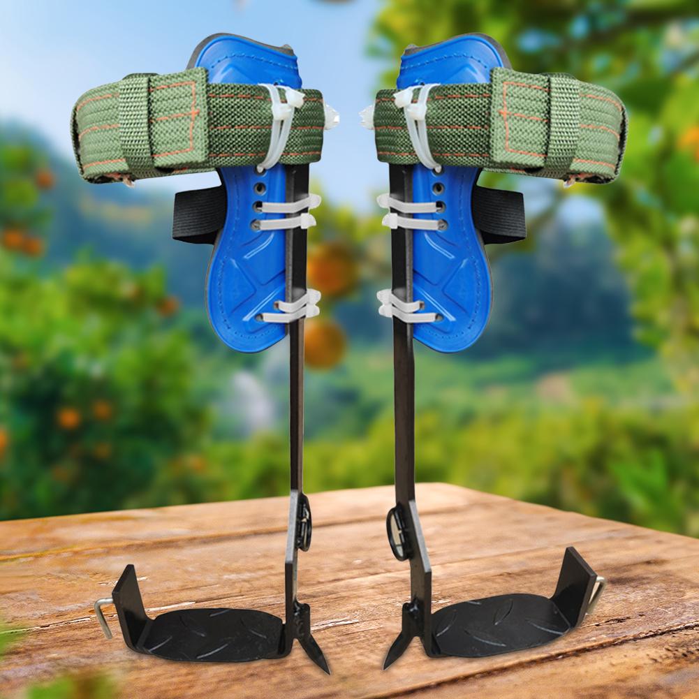 Шипы для лазания по деревьям, регулируемая высота, прокалывающий инструмент для лазания по деревьям, набор с предохранительным поясом, нагрузка 350 фунтов для лазания, сбора