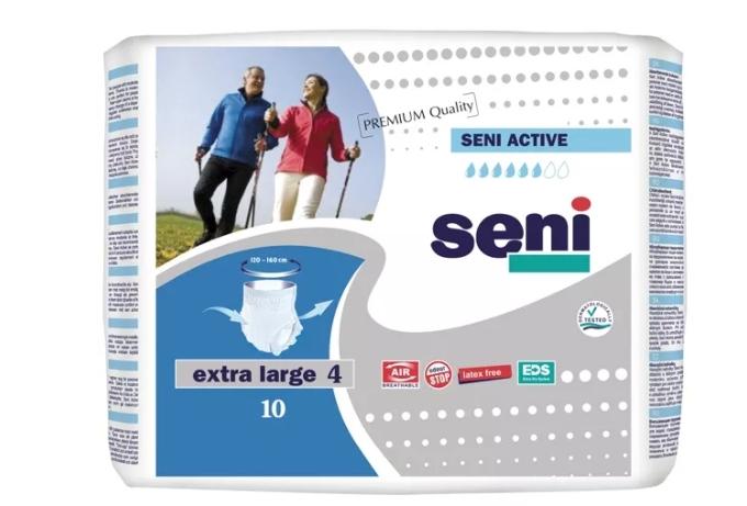 Diaper Pants, Seni Active, Normal, Extra Large, for Adults, 10 Pieces