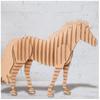 [A2713] - 3D Cardboard Figurine 'Horse' - Boards 30x30 Cm