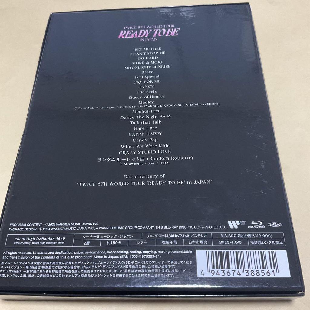 [USED] TWICE/5TH WORLD TOUR'READY TO BE'in JAP…