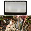 Ultra-thin Reading Glass Magnifier Sheet With Scale Portable Pocket 3X Reading Card Size Magnifier Camping Glass Solar Igniter