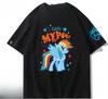 Лето 2026 новое футболка с коротким рукавом My Little Pony Новый летний товар Аксессуары по теме анимации Универсальный топ с коротким рукавом