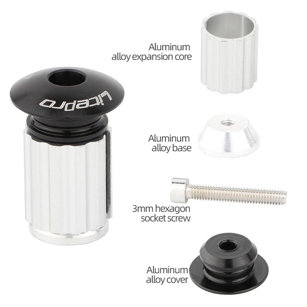 Zinc Zinc Alloy Handlebar Caps Bike Bar Ends Plugs Handle Grips Plugs Handlebar End Caps Bicycle Grip