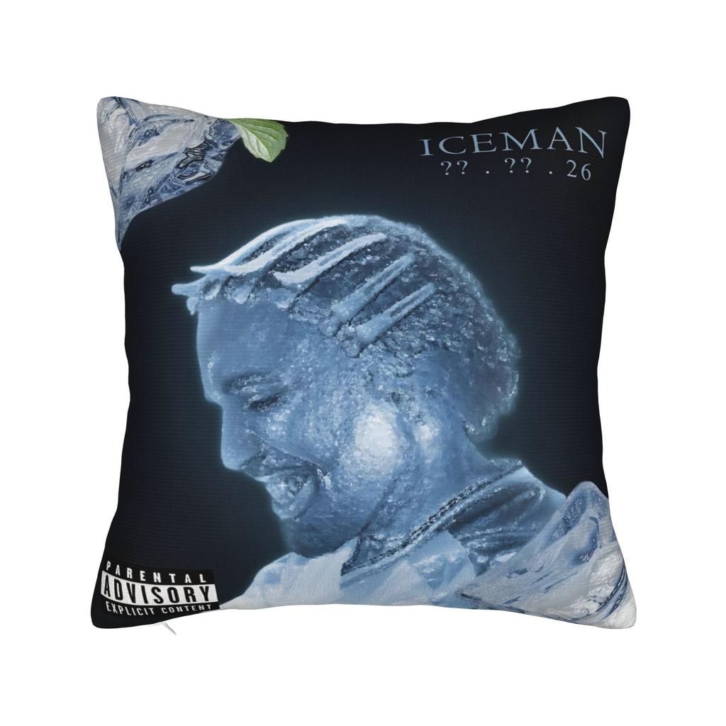 Decorative Pillow Covers Drake Iceman Album Merch Seat Pillow Case Cover Zipper Multi Size