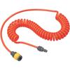 TRUSCO Urethane Coil Hose with Resin Coupling, 5.6m, TUHJ-7