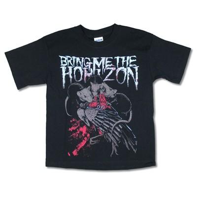 Мальчишеская футболка Bring Me The Horizon Rats Молодежная Маленькая Черная