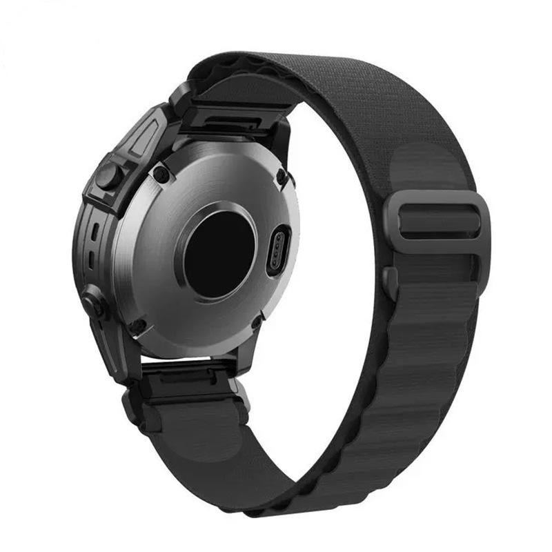 Нейлоновый быстросъемный ремешок 22 мм 26 мм для Garmin Fenix ​​7X 7 Pro Fenix ​​6X 6 5X 5Plus Tactix 7 Forerunner 965 955 Enduro 2 Loop Band