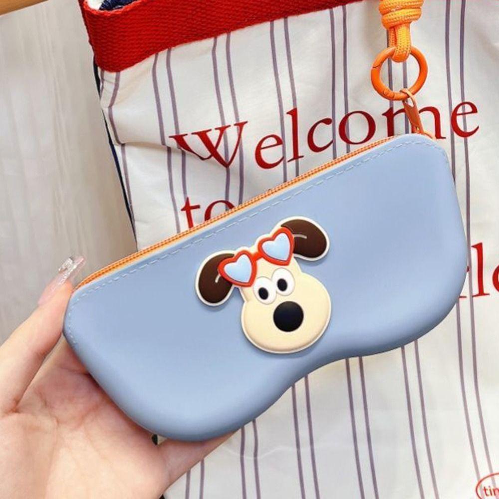 Портативный многофункциональный чехол для очков Пылезащитный силиконовый чехол для мелочей Водонепроницаемый футляр для очков