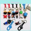 Charming One Piece Keychain Luffy Nami Sanji Zoro Silicone Material Ideal For Parties