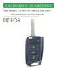 rmwpf7 Car Silicone Key Case Cover for VW Volkswagen Golf 7 MK7 Tiguan MK2 T-roc T-cross Skoda Octavia Kodiaq Karoq Seat Ateca Leon Fob
